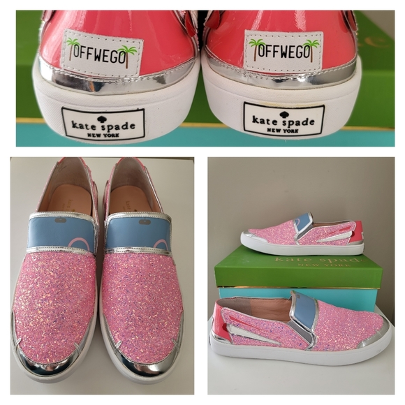 kate spade Shoes - Kate Spade Cadillac Lotus Off We Go Sparkle Shoes Size 10.5